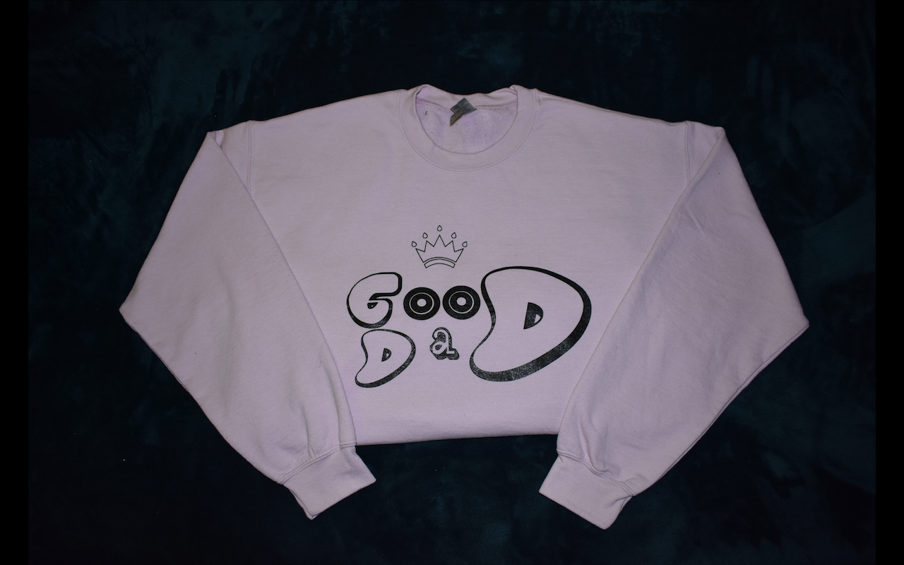 GOOD DAD Sweatshirt w/BLACK Letters